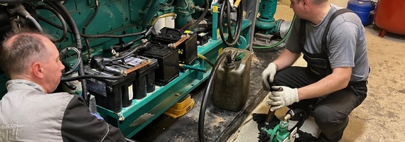 Плановое техническое обслуживание ДГУ Cummins 1400 кВА